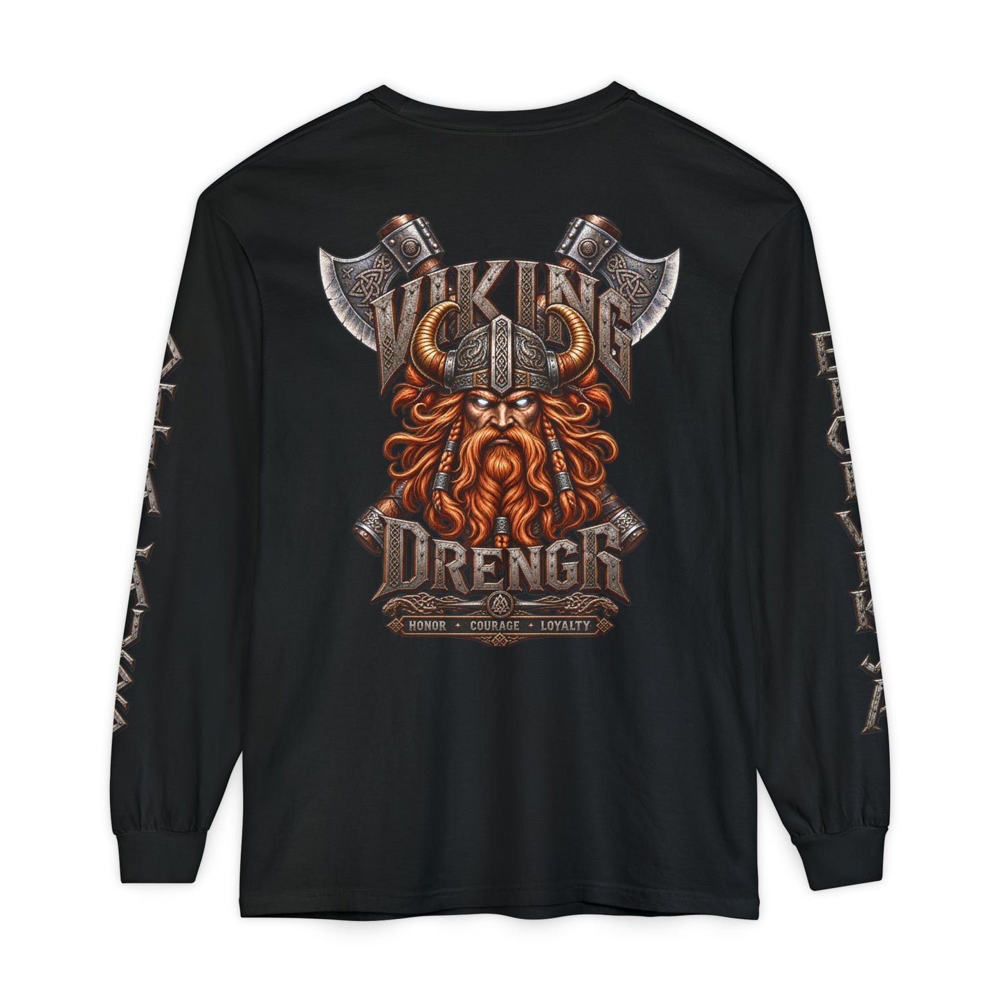 MENS VIKING TEE - dyed Long Sleeve T-Shirt