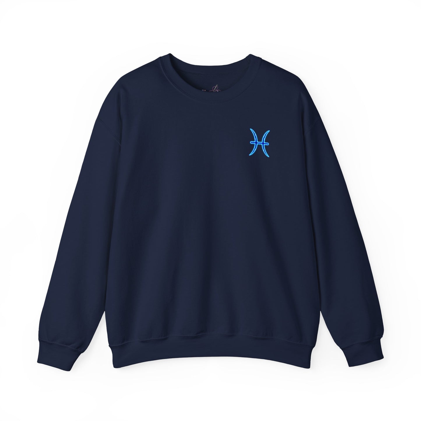 UNISEX PISCES ENERGY SWEATSHIRT — Zodiac Moon & Fish Crewneck