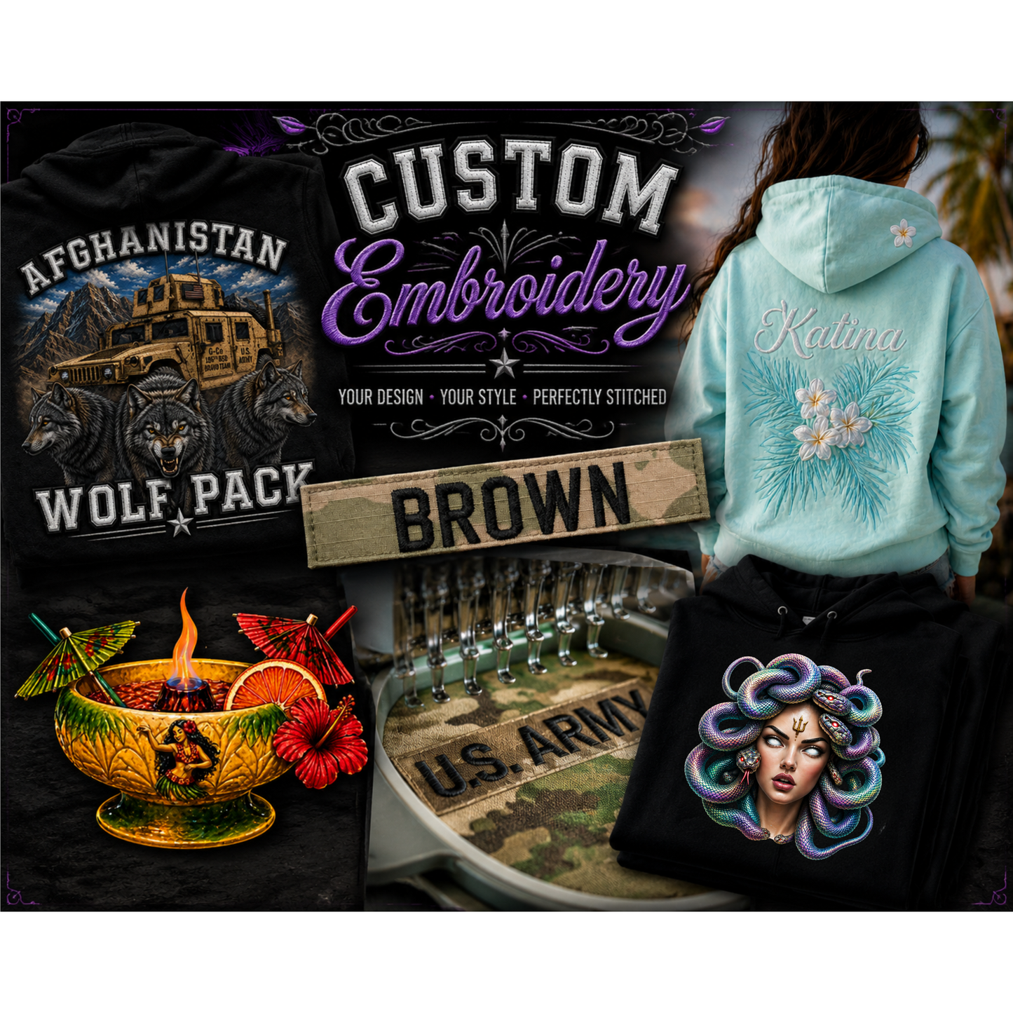 CLICK HERE for Custom Embroidery Deposit