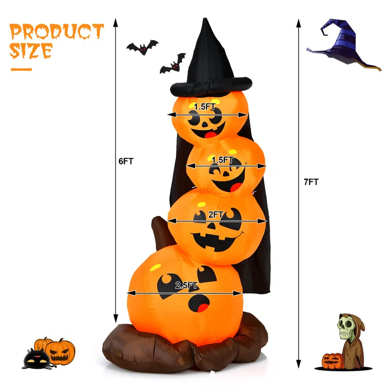 Halloween Pumpkin Combo Inflatable