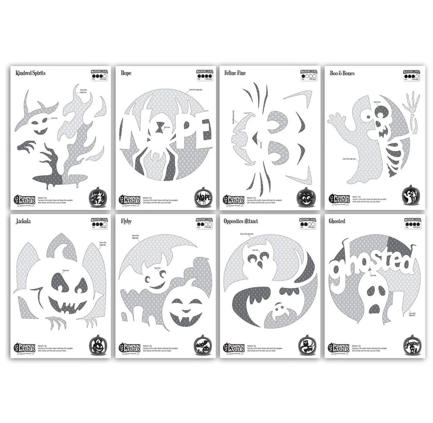 Plastic All in One Pumpkin Carving Kit, 12 Pieces, (Orange)