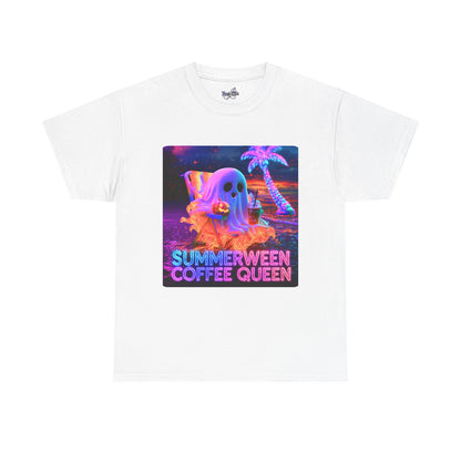 WOMENS T-SHIRT CURVY Summerween Coffee Queen Tee