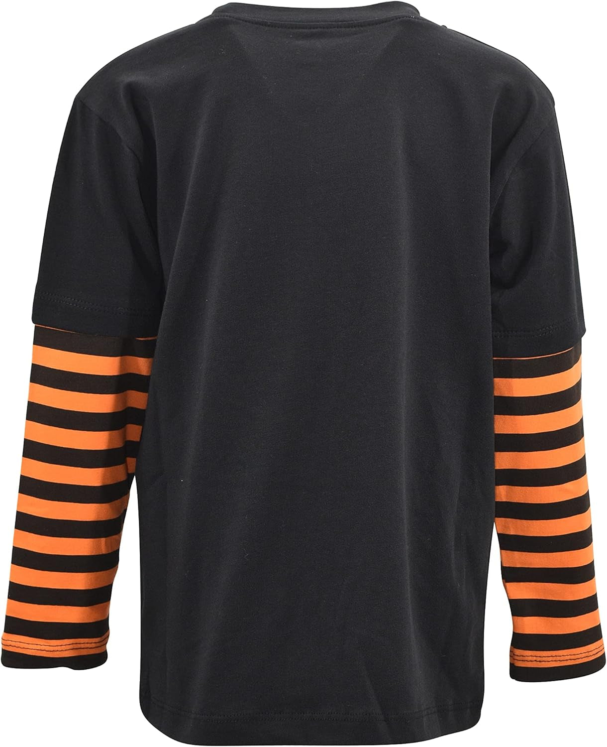 Boys Shirts for Kids and Toddlers Striped Layered Long Sleeve with Embroidery