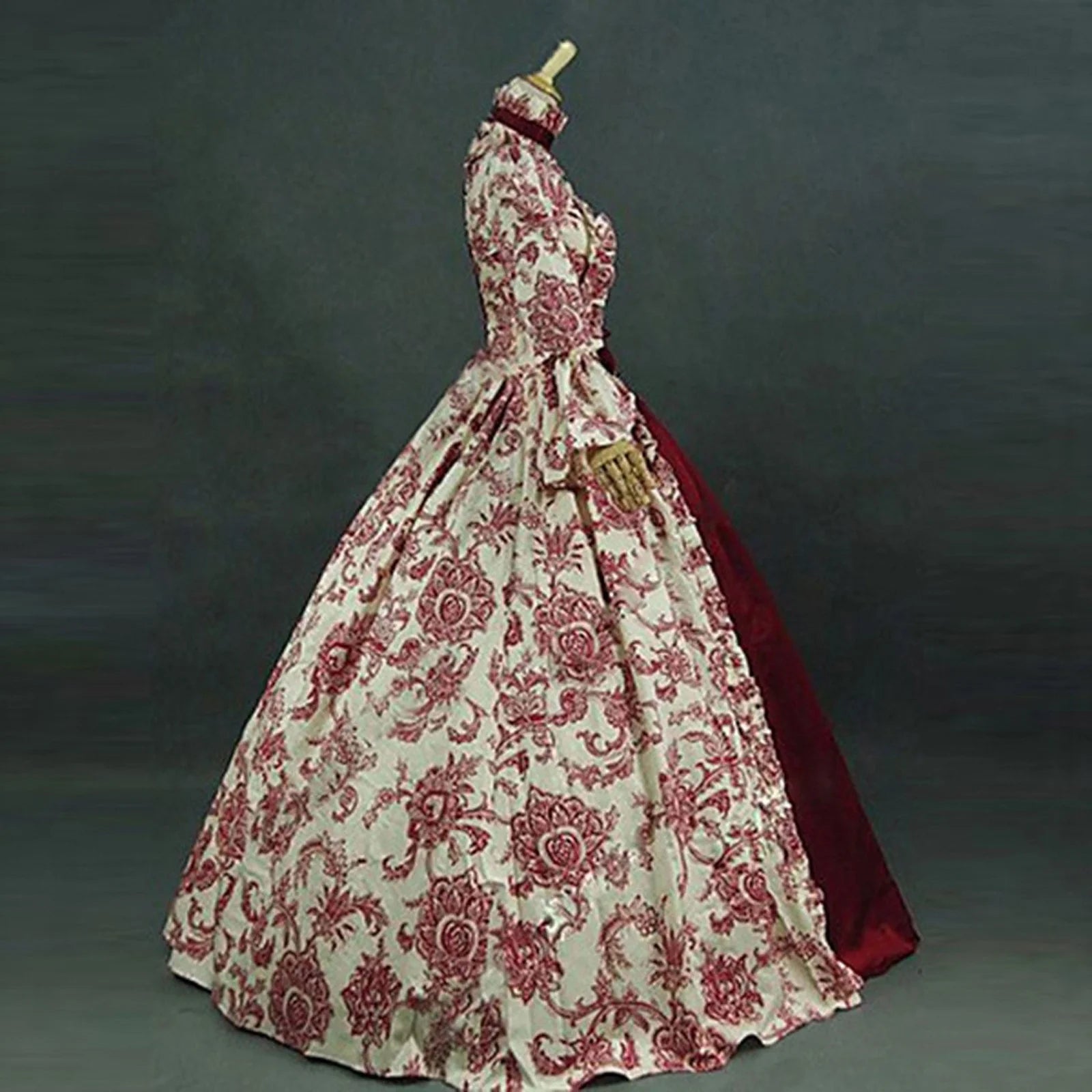 Medieval Regency Queen Dress Womens Victorian Cocktail Cosplay Masquerade Gown Rococo Renaissance Cinch Corset Dresses