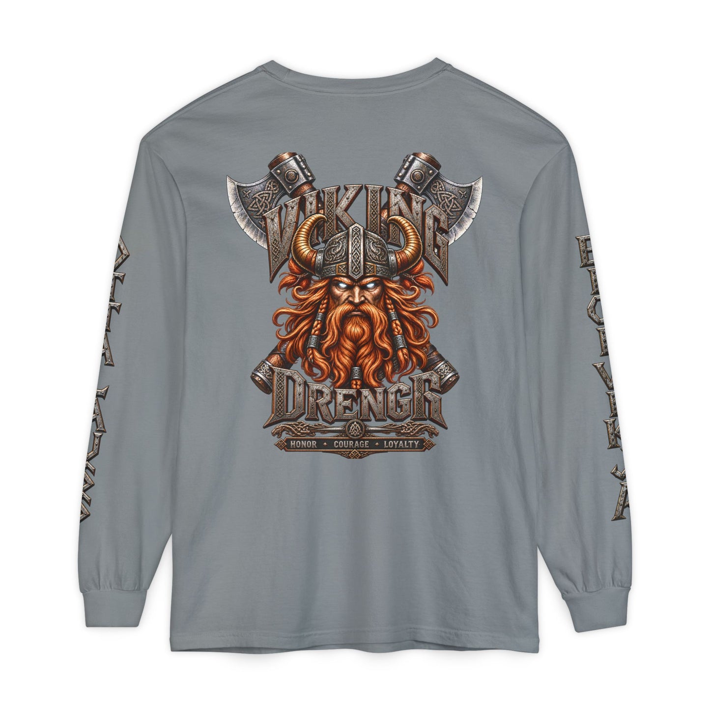 MENS VIKING TEE - dyed Long Sleeve T-Shirt