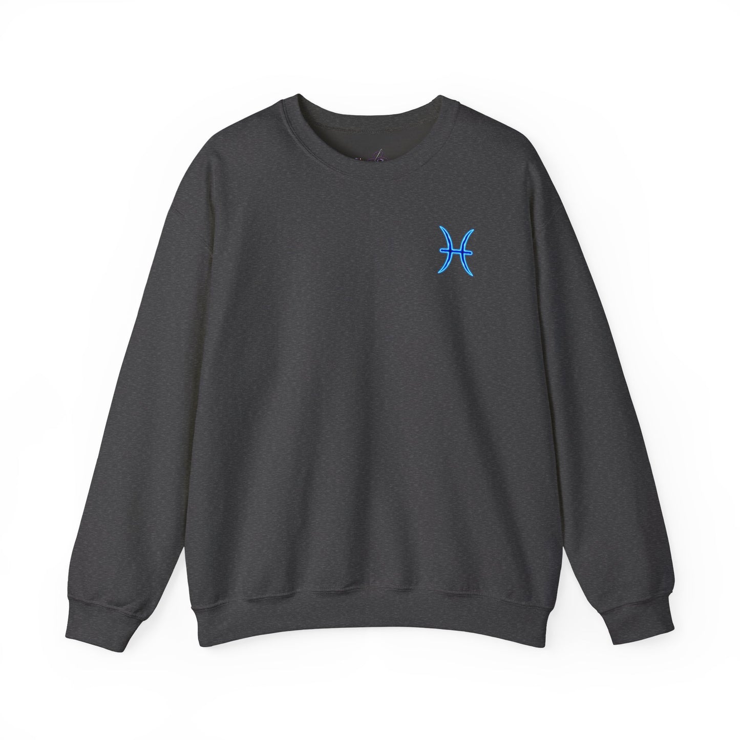 UNISEX PISCES ENERGY SWEATSHIRT — Zodiac Moon & Fish Crewneck