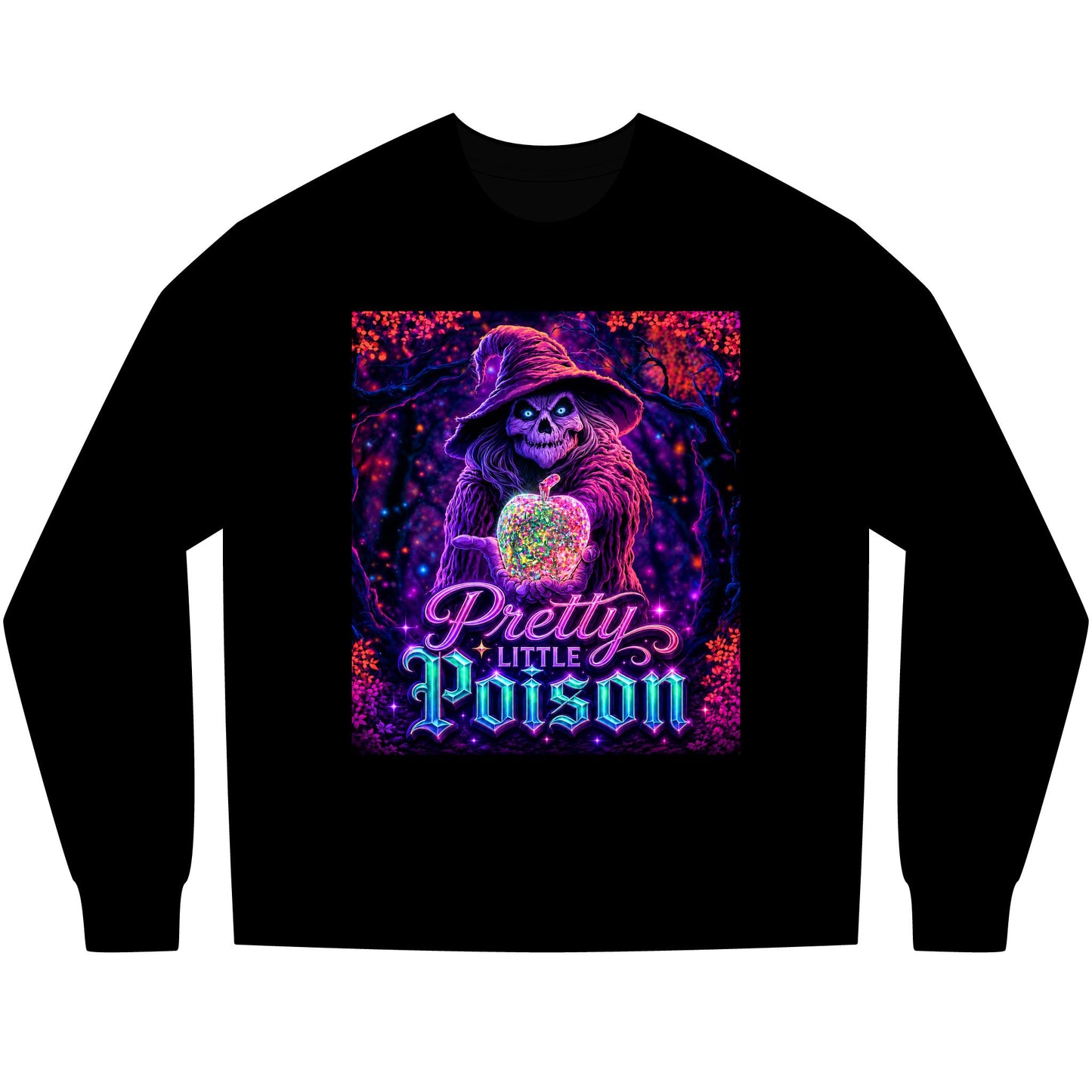 LONG SLEEVE TEE - Pretty Little Poison Forest Witch