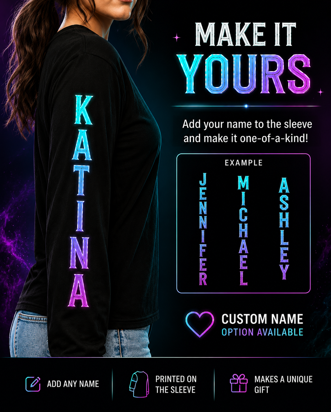 WOMENS SWEATSHIRT - Iced Coffee Queen — Cute Halloween Ghost Coffee Crewneck w/ Custom Sleeve Option