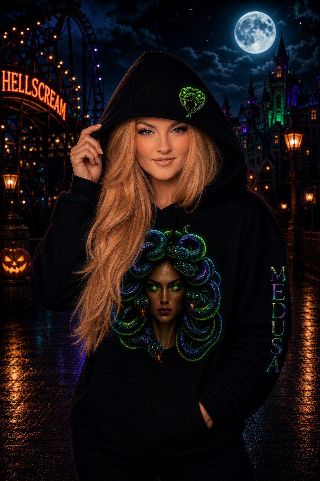 *NEW Glow-In-The-Dark MEDUSA Hoodie
