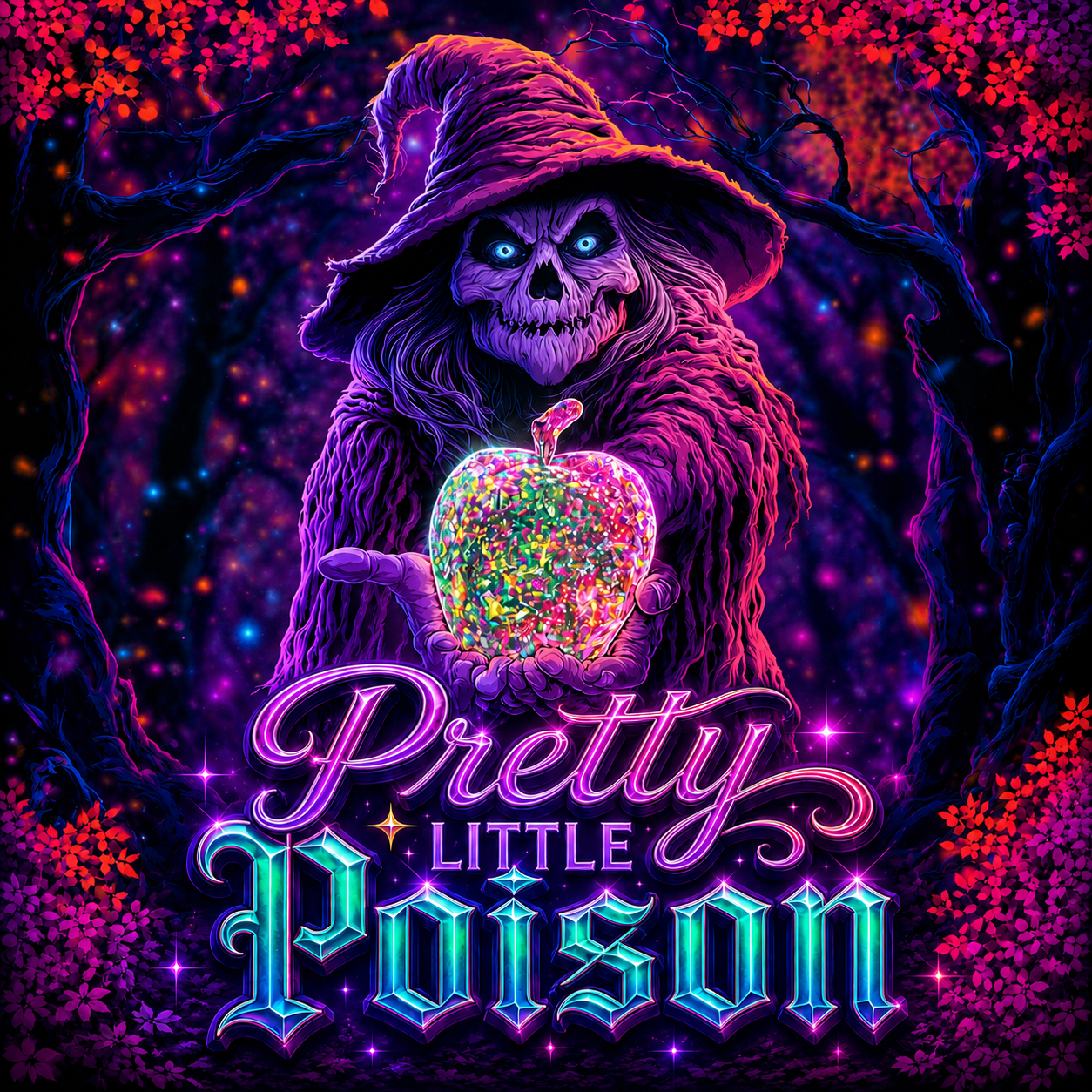 LONG SLEEVE TEE - Pretty Little Poison Forest Witch