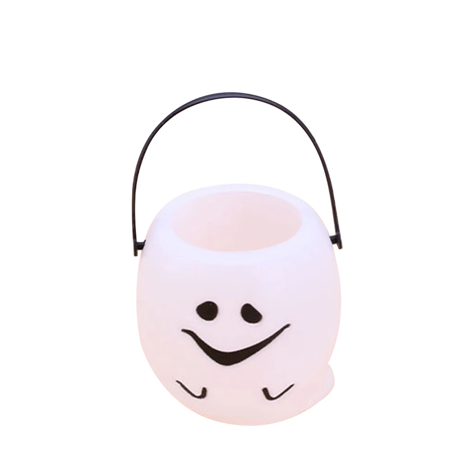 Handheld Pumpkin Halloween Candy Bucket,Halloween Pumpkin Bucket, Pumpkin Candy Bucket Plastic Lantern Bucket for Halloween Party Decorations Party Favors Purple