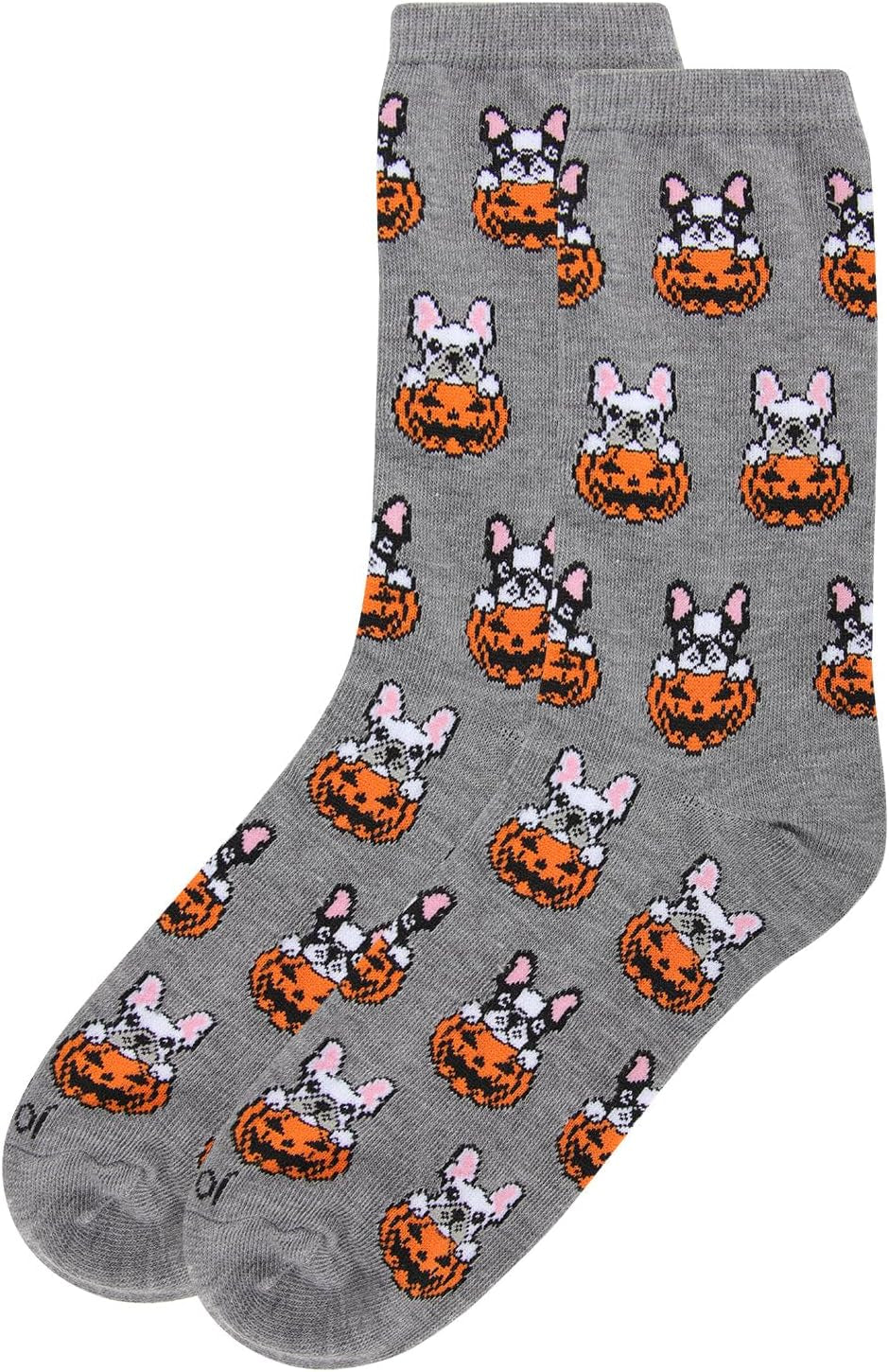 Pumpkin Puppy Holiday Crew Socks