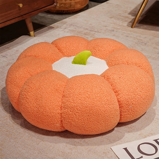 1 Pcs Pumpkin Throw Pillow Fall Thanksgiving Cushion 15.7 X 15.7 Inch 3D Pumpkin Throw Pillow Pumpkin Sofa Throw Pillow Cushion Home Decoration for Car Bedroom Sofa Couch (Orange)
