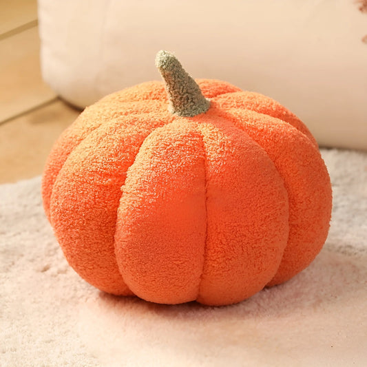 Plush Pumpkin Pillow Pumpkin Throw Pillows, Decorative Pillows Ball Pillow Stuffed Pumpkin Plush Toy, Cute 3D Shaped Teddy Pumpkin Pillows