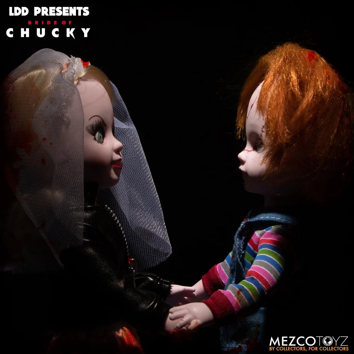 Living Dead Dolls Chucky & Tiffany Doll Playset, 2 Pieces
